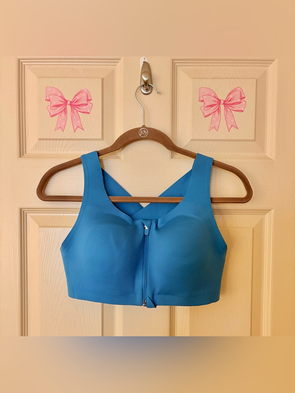 Lululemon Enlite Front-Zip Sport Bra High Support Oceanic Blue 36C LW2CZTS NWT